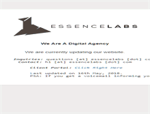 Tablet Screenshot of essencelabs.com